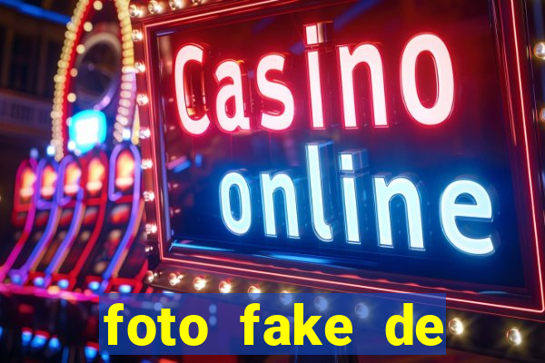 foto fake de mulher no espelho